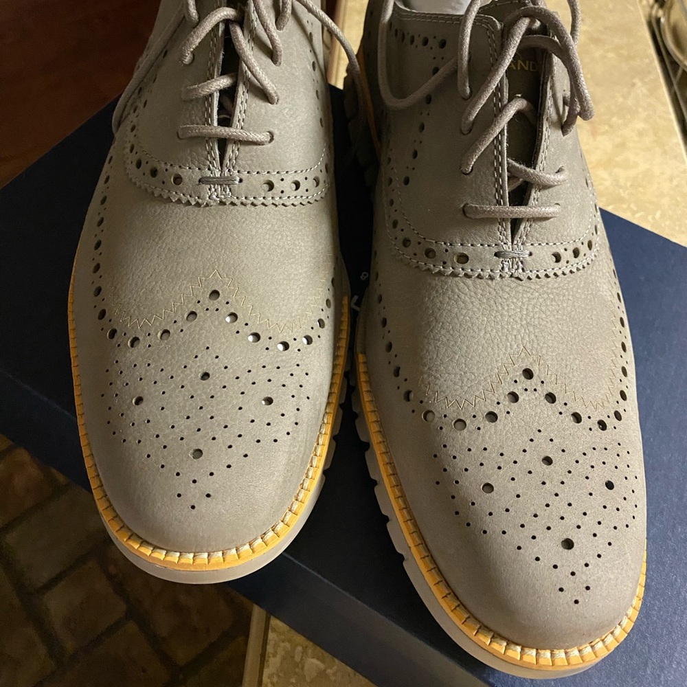 NEW in Box Men’s Cole Haan ZeroGrand Wingtip Oxfords